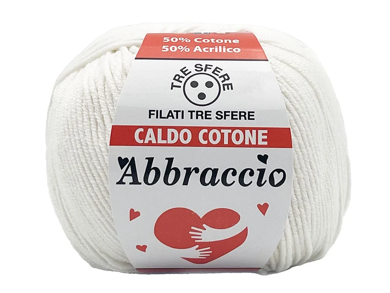Filato caldo cotone abbraccio | cf 500 gr | 50% cotone 50% acrilico