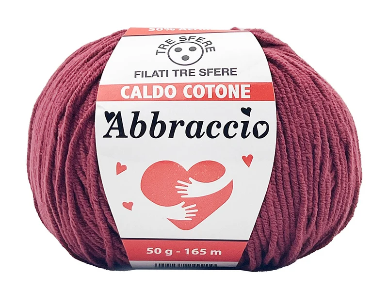 Filato caldo cotone abbraccio | cf 500 gr | 50% cotone 50% acrilico