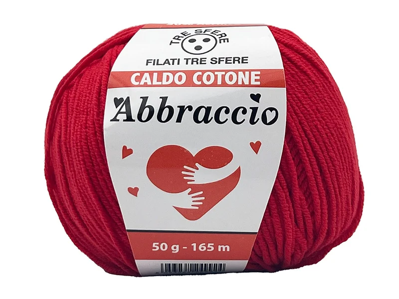 Filato caldo cotone abbraccio | cf 500 gr | 50% cotone 50% acrilico