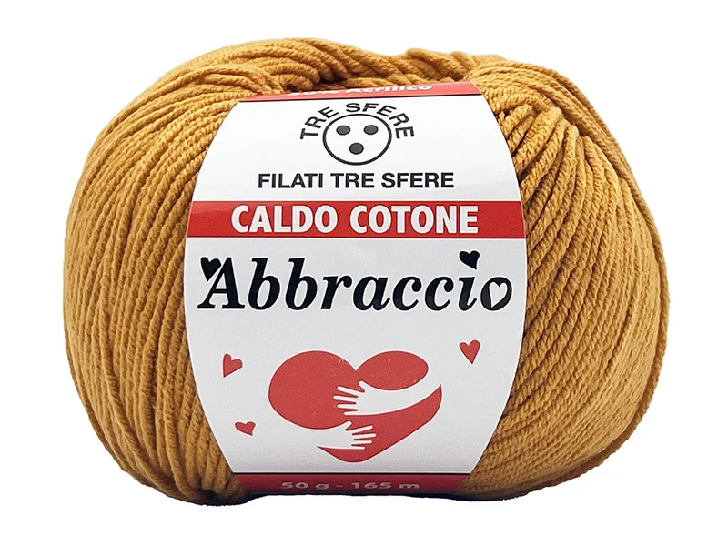 Filato caldo cotone abbraccio | cf 500 gr | 50% cotone 50% acrilico