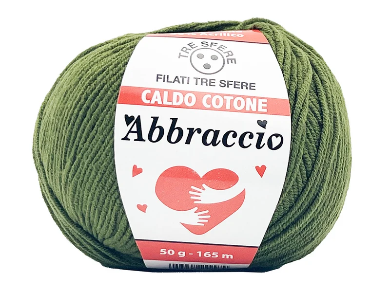 Filato caldo cotone abbraccio | cf 500 gr | 50% cotone 50% acrilico