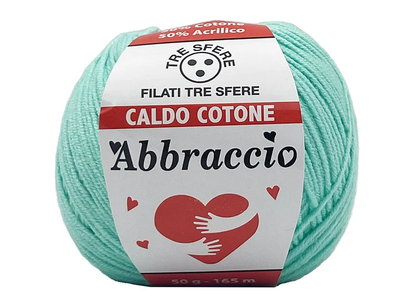 Filato caldo cotone abbraccio | cf 500 gr | 50% cotone 50% acrilico