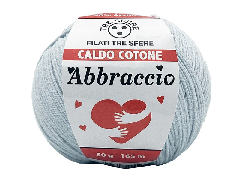 Filato caldo cotone abbraccio | cf 500 gr | 50% cotone 50% acrilico