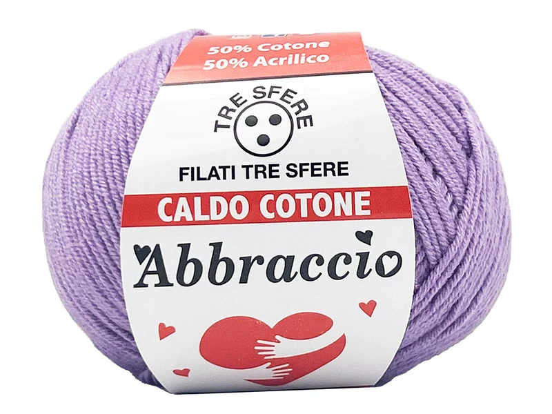 Filato caldo cotone abbraccio | cf 500 gr | 50% cotone 50% acrilico