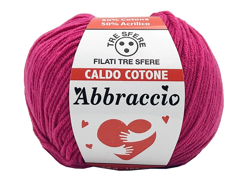 Filato caldo cotone abbraccio | cf 500 gr | 50% cotone 50% acrilico