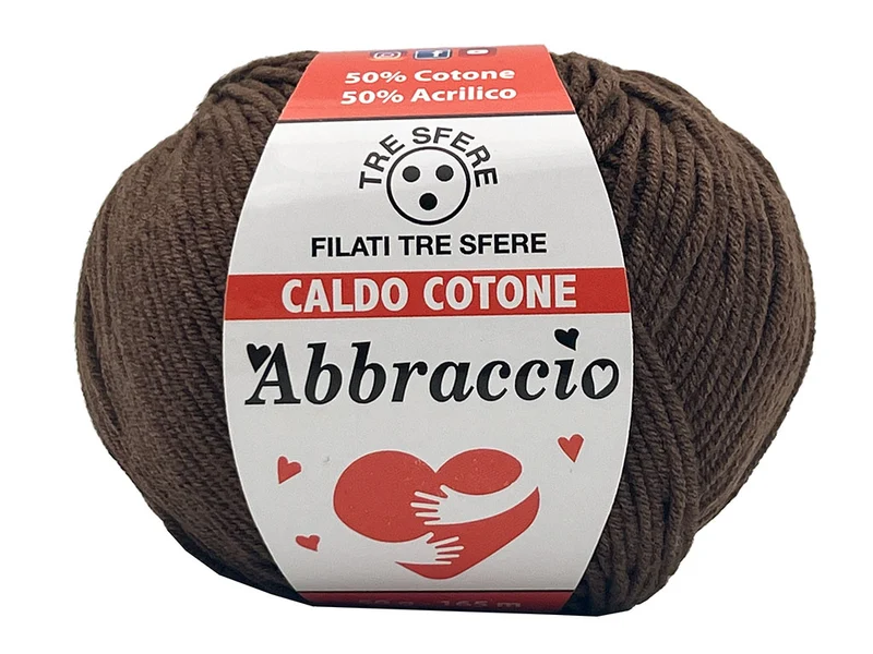 Filato caldo cotone abbraccio | cf 500 gr | 50% cotone 50% acrilico