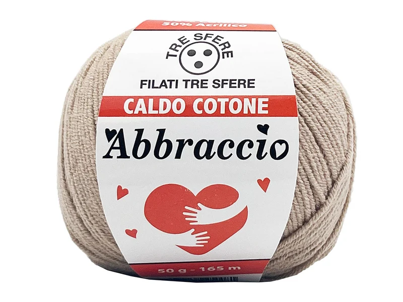 Filato caldo cotone abbraccio | cf 500 gr | 50% cotone 50% acrilico
