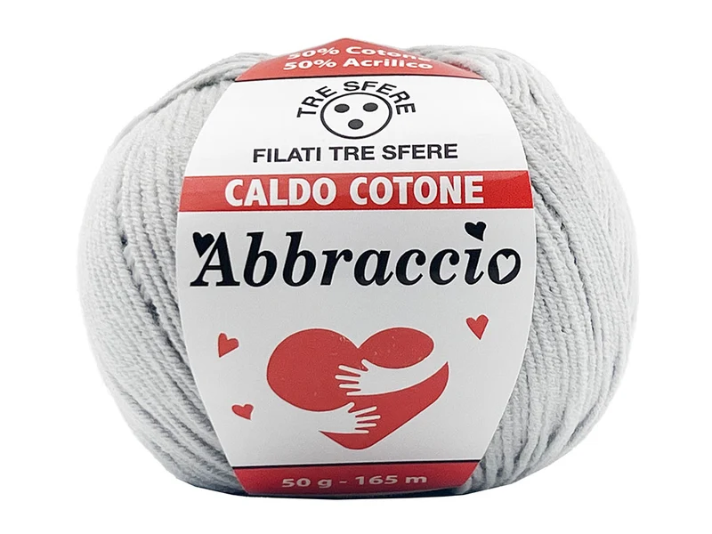 Filato caldo cotone abbraccio | cf 500 gr | 50% cotone 50% acrilico