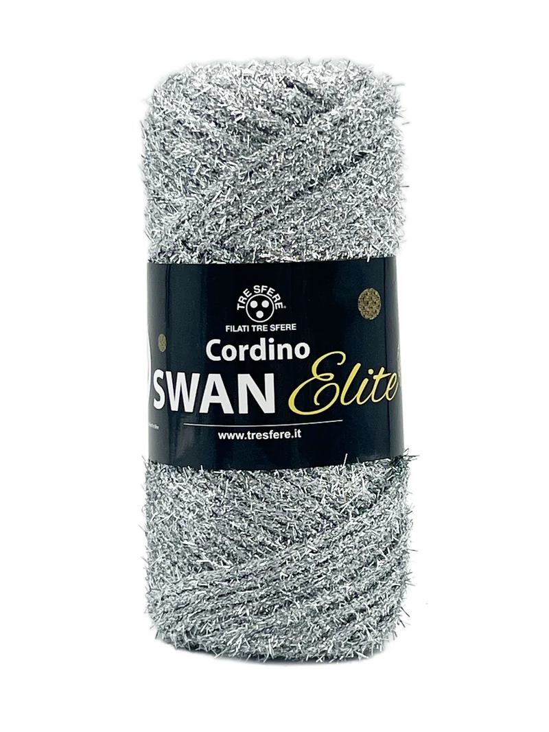 Cordino swan elite | cf 2 rocche da 100 gr | 100% lurex | borse