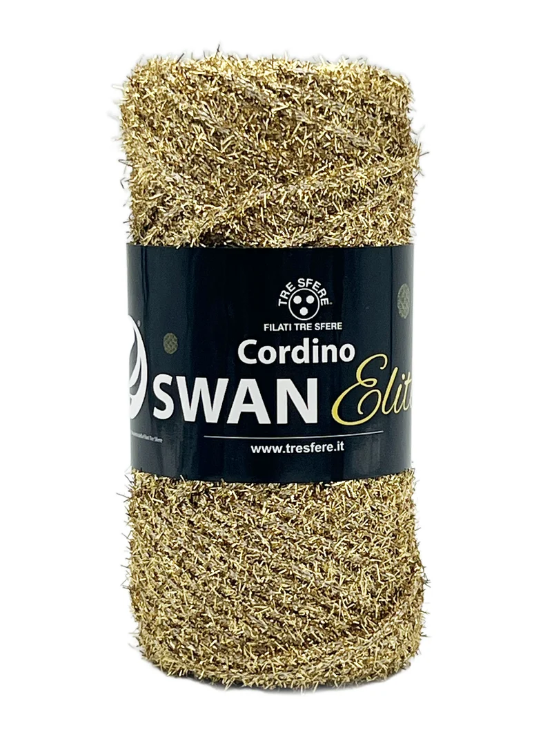 Cordino swan elite | cf 2 rocche da 100 gr | 100% lurex | borse
