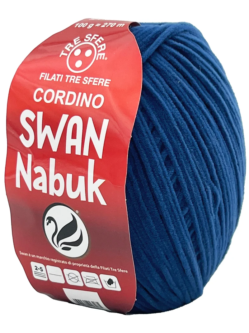 Cordino swan nabuk | cf 100 gr | 70% nylon 30% poliestere