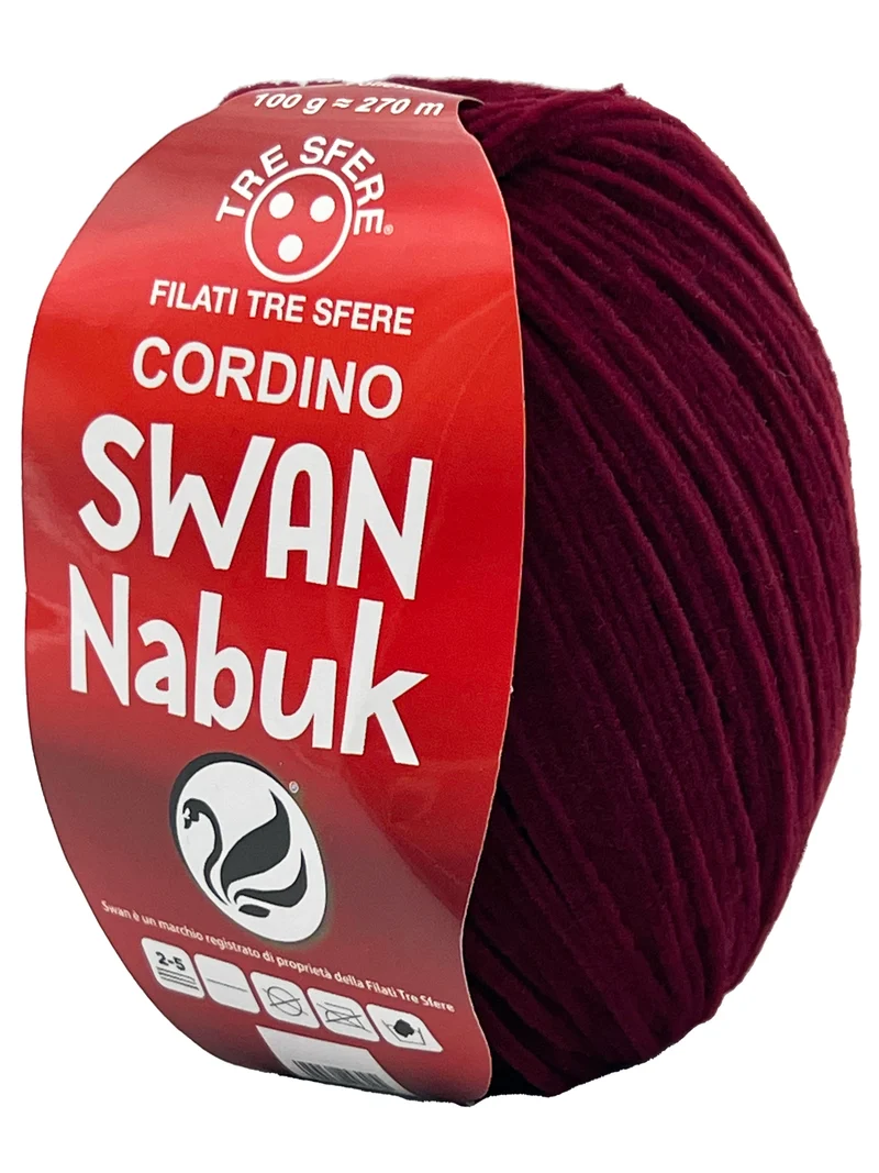 Cordino swan nabuk | cf 100 gr | 70% nylon 30% poliestere