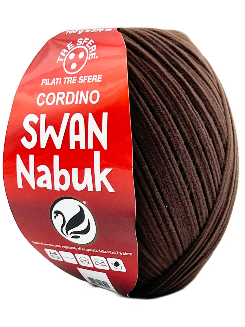 Cordino swan nabuk | cf 100 gr | 70% nylon 30% poliestere