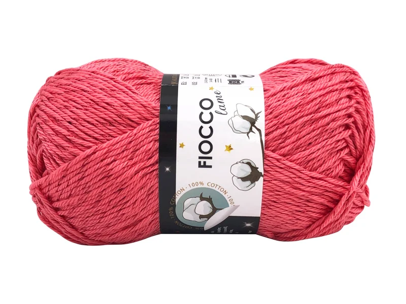 Filato cotone fiocco lamè | cf 250 gr | 98% cotone 2% poliestere