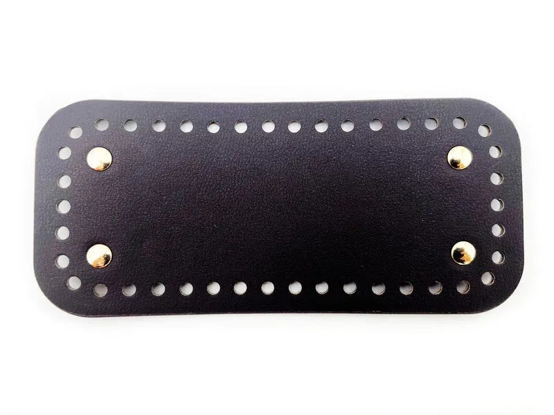 Fondi per borse similpelle all'uncinetto | 18x8 cm | con piedini