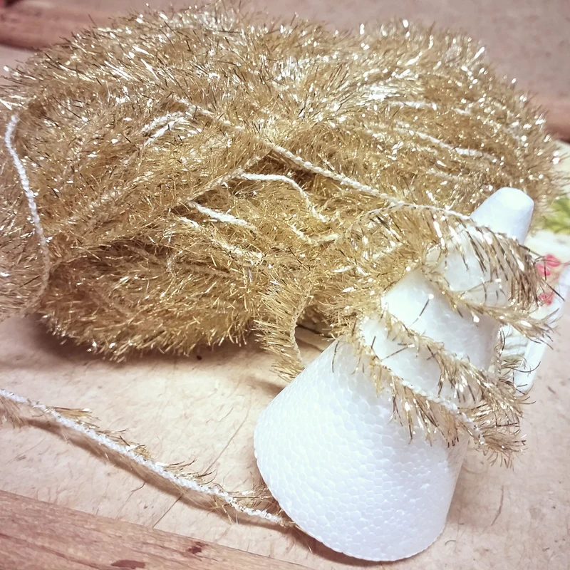 Simil lurex lamè filato spugna lana maglia uncinetto colori Spongy