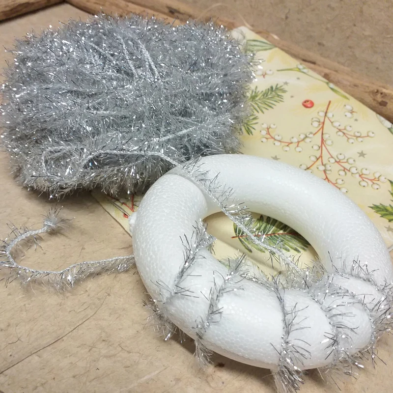 Simil lurex lamè filato spugna lana maglia uncinetto colori Spongy