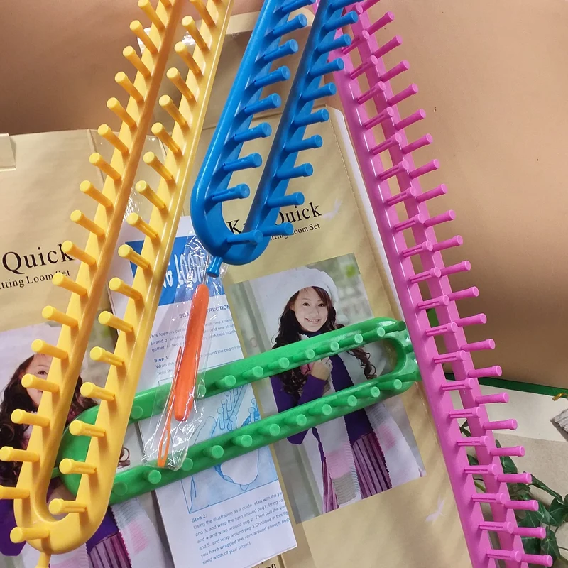 Telaio maglia kit lana libro creativo con istruzioni tricotin tubolare