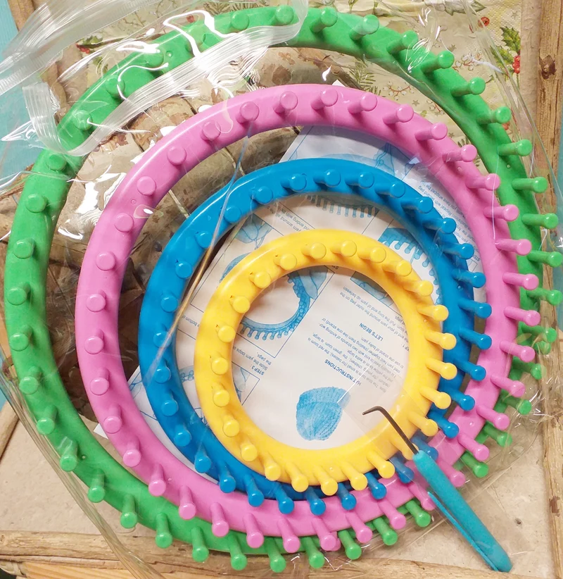 Telaio maglia kit lana libro creativo con istruzioni tricotin tubolare