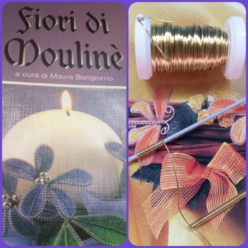 Fiori filo moulinè kit creare molle | libretto, filato ricamo, ferro