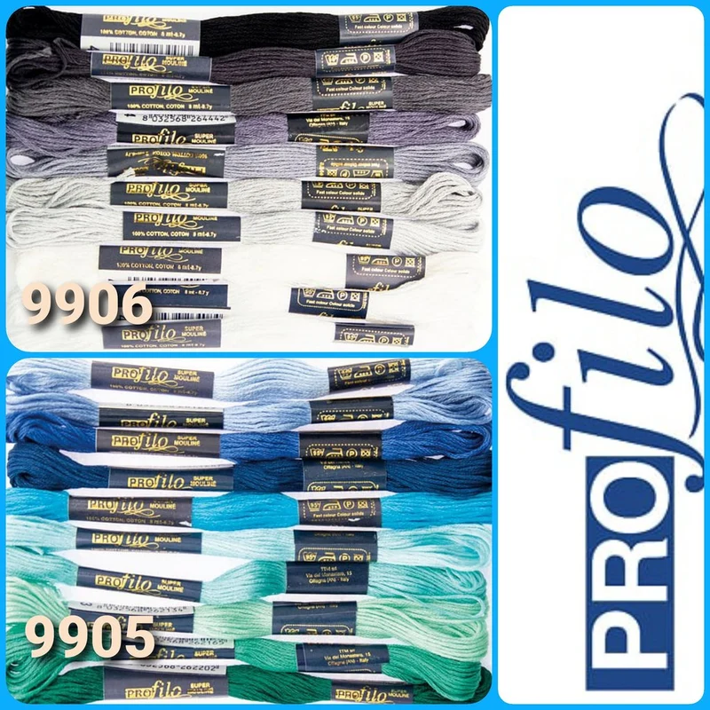 Fiori filo moulinè kit creare molle | libretto, filato ricamo, ferro