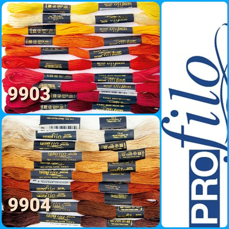 Fiori filo moulinè kit creare molle | libretto, filato ricamo, ferro