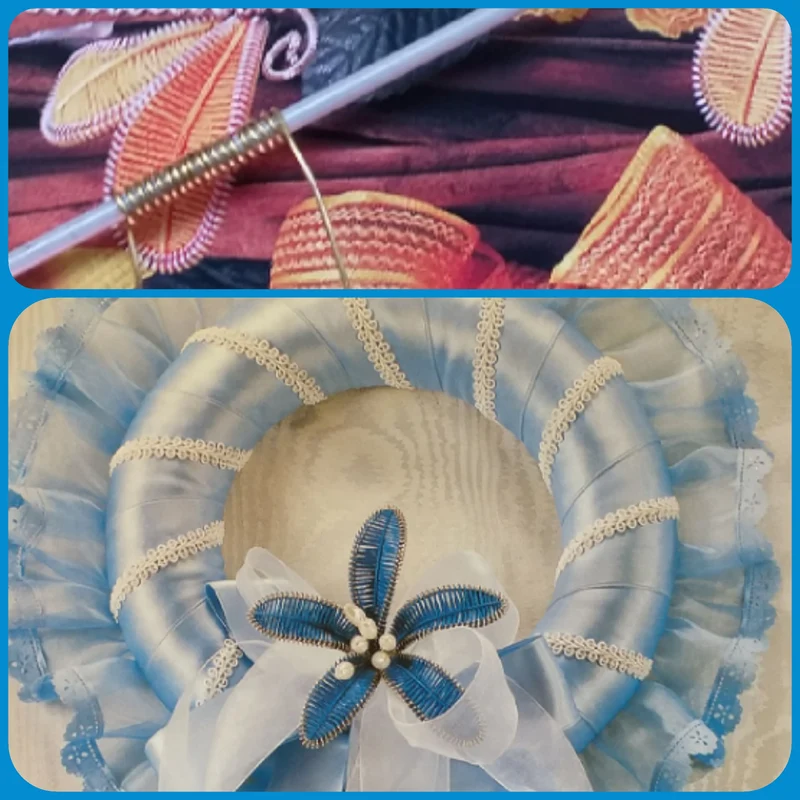 Fiori filo moulinè kit creare molle | libretto, filato ricamo, ferro