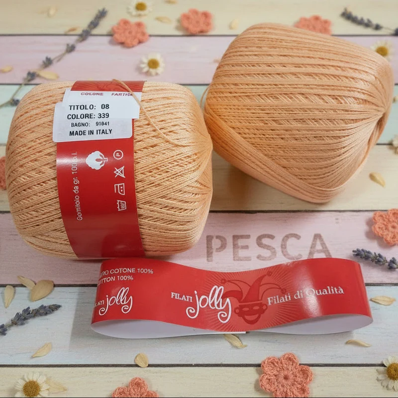 Filato cotone scozia 8 uncinetto 1-1.75 offerta gomitoli filo Profilo