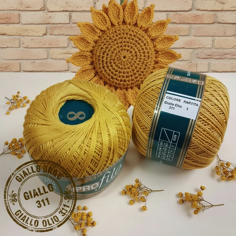 Filato cotone scozia 8 uncinetto 1-1.75 offerta gomitoli filo Profilo