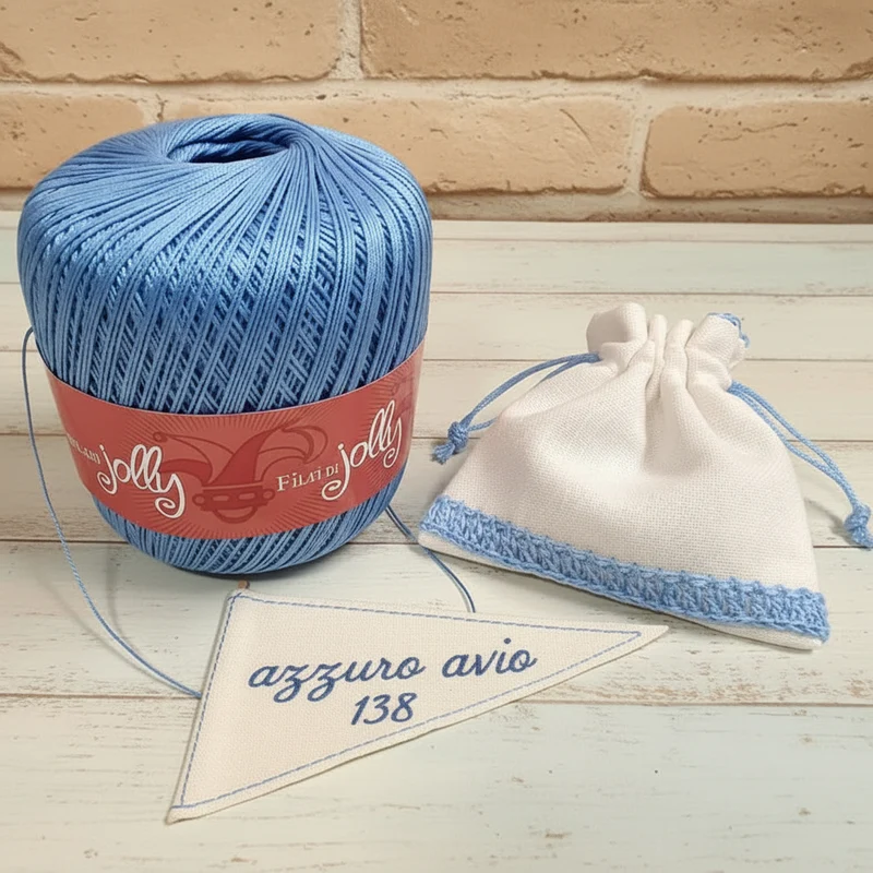 Filato cotone scozia 8 uncinetto 1-1.75 offerta gomitoli filo Profilo