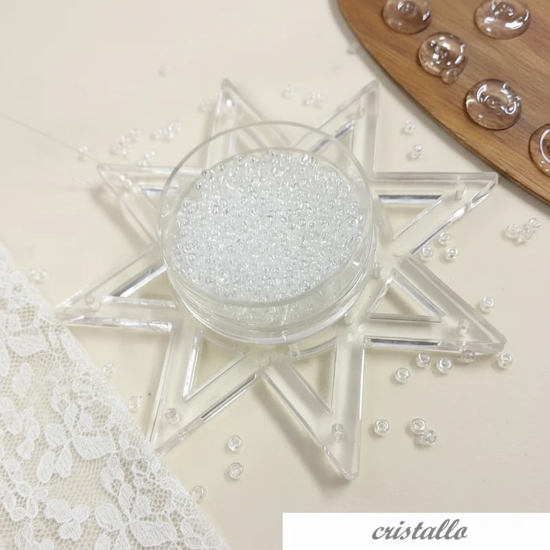 Tosca trasparenti rocailles perline conteria hobby creativi e ricamo