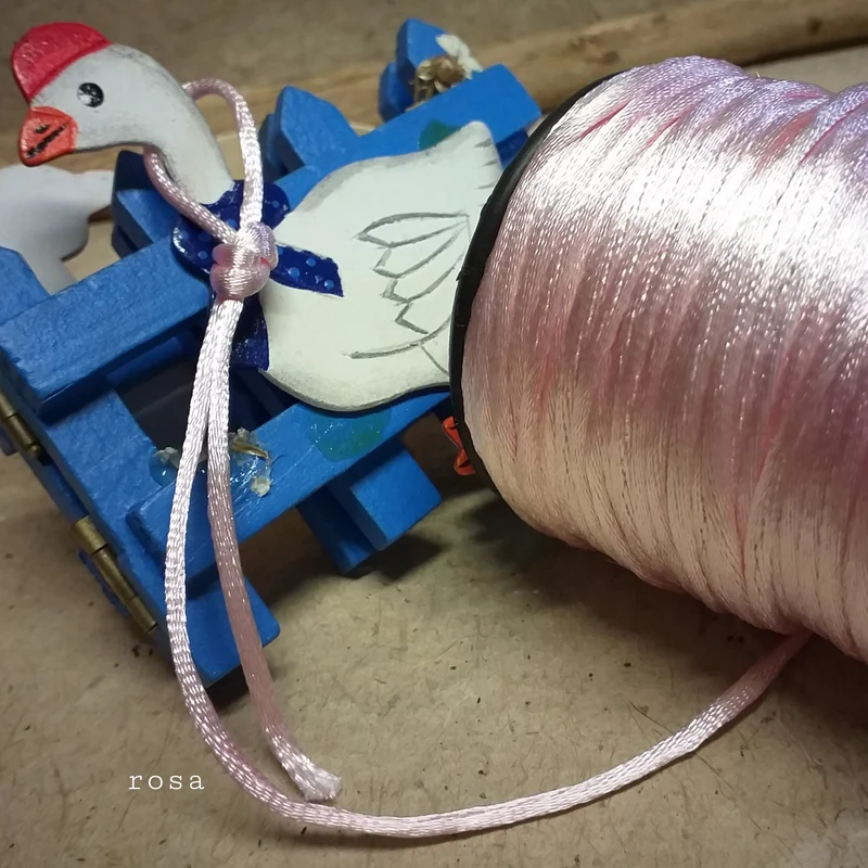 Cordoncino corda filo collane coda di topo | spaghi per perline bijoux