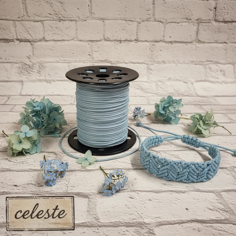 Cordino collane 2 mm cotone cerato bigiotteria gioielli bijoux laccio