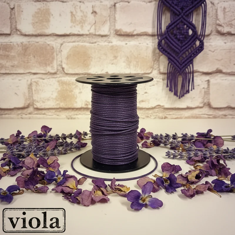 Cordino collane 2 mm cotone cerato bigiotteria gioielli bijoux laccio