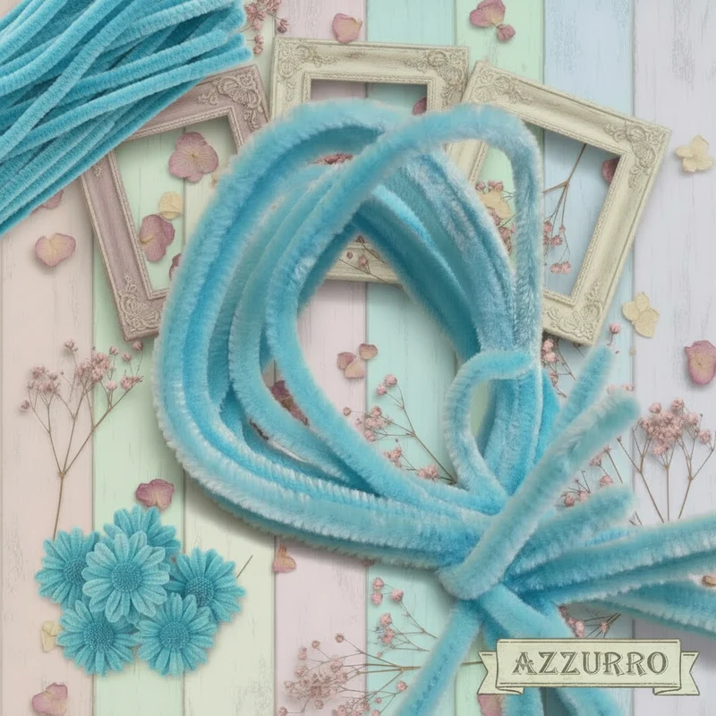 Fili ciniglia modellabili metallo scovolini lavoretti creativi e fiori