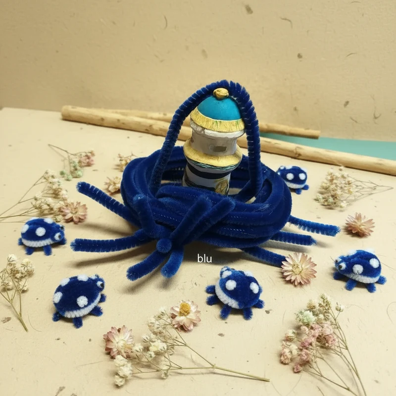 Fili ciniglia modellabili metallo scovolini lavoretti creativi e fiori