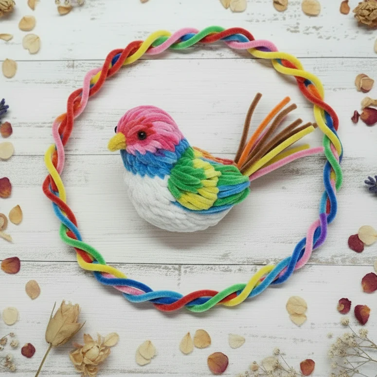 Fili ciniglia modellabili metallo scovolini lavoretti creativi e fiori