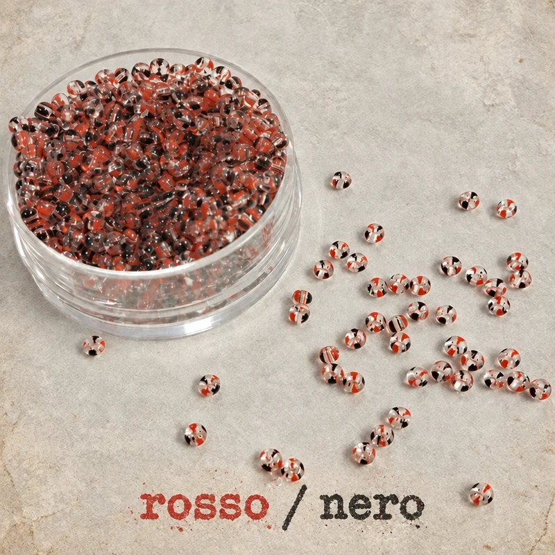 Rocailles perline metalliche particolari 2.5 mm 9/0 hobby bijoux fiori