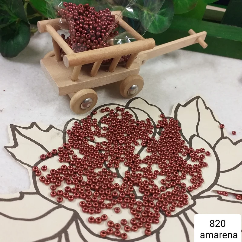 Rocailles perline metalliche particolari 2.5 mm 9/0 hobby bijoux fiori