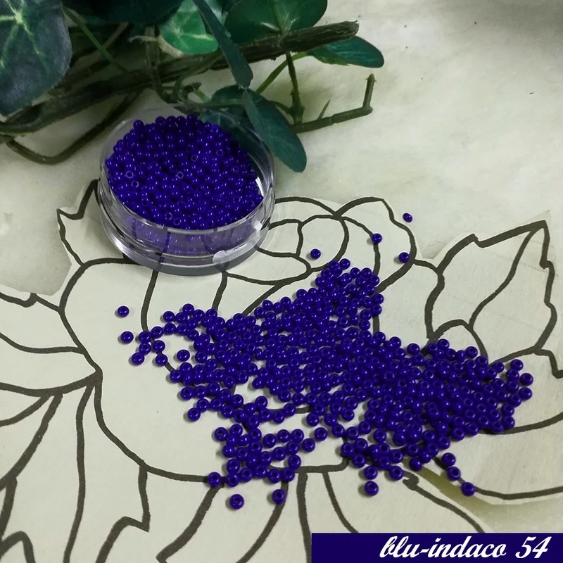 Rocailles perline metalliche particolari 2.5 mm 9/0 hobby bijoux fiori