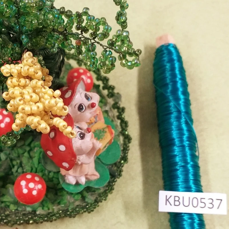0.50 fili metallici colorati gioielli bigiotteria hobby perline fiori