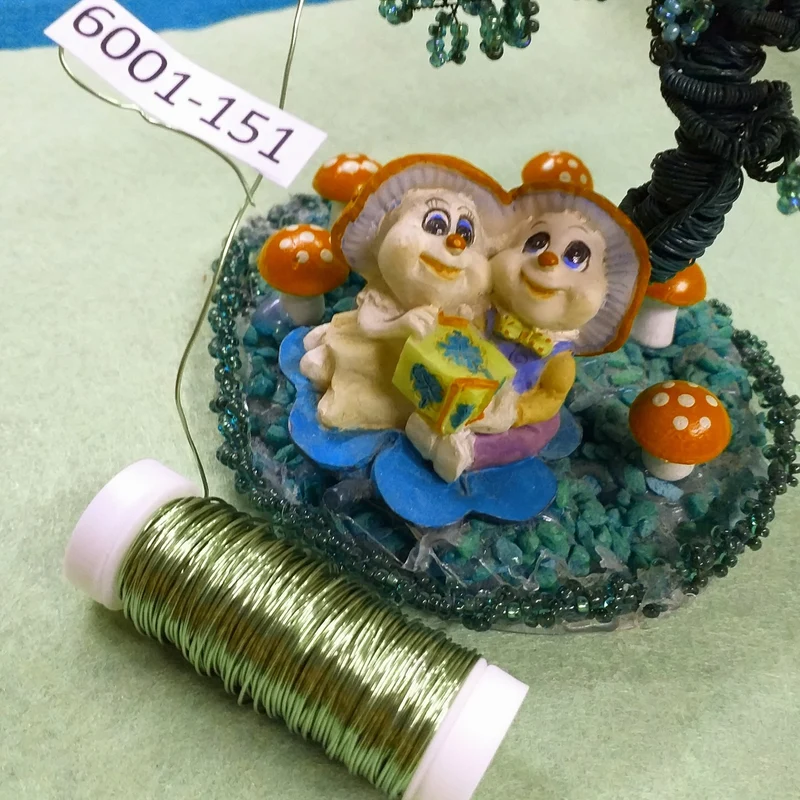 0.50 fili metallici colorati gioielli bigiotteria hobby perline fiori