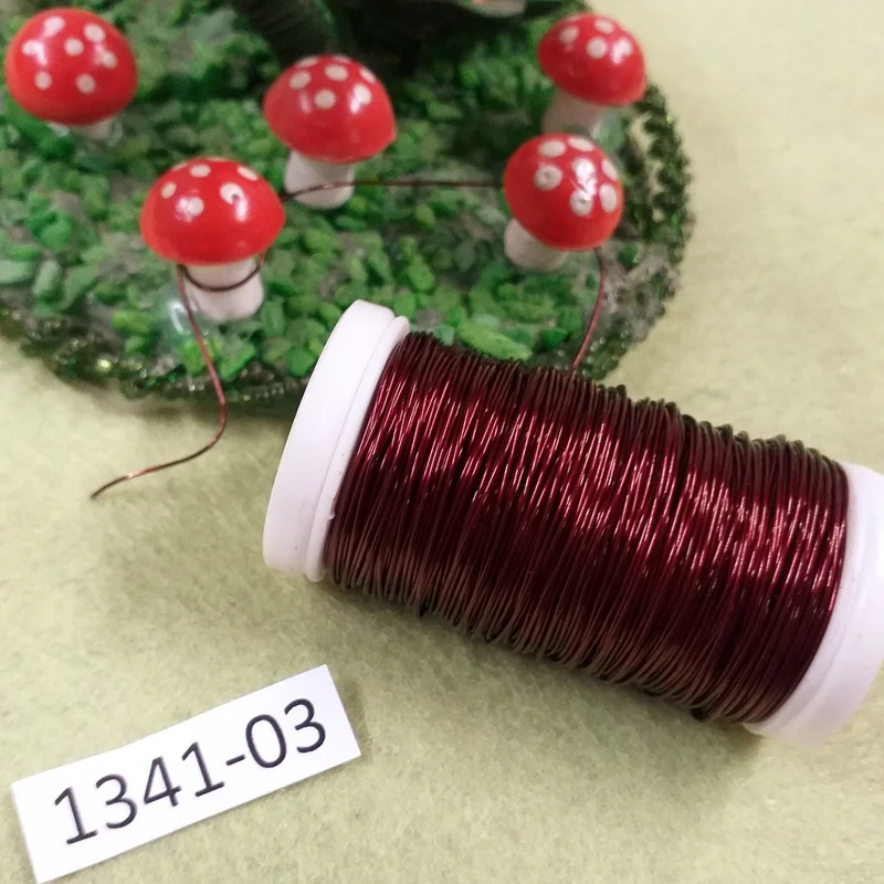 0.50 fili metallici colorati gioielli bigiotteria hobby perline fiori