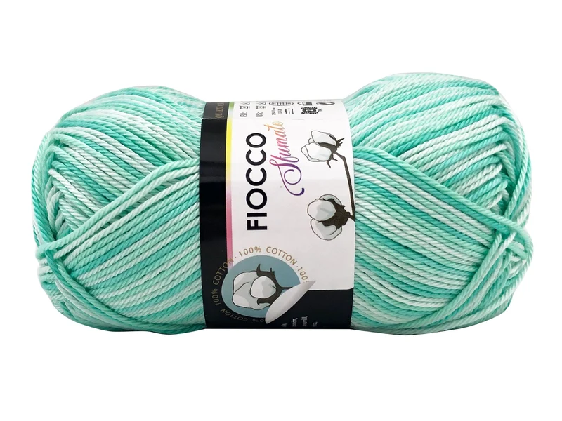 Filato cotone fiocco sfumato | cf 250 gr | 100% cotone per uncinetto