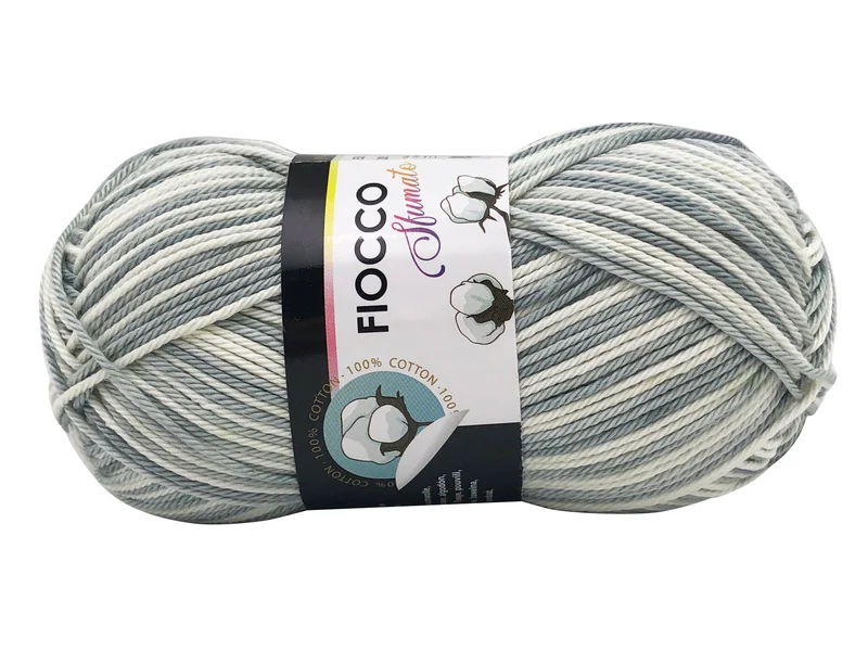 Filato cotone fiocco sfumato | cf 250 gr | 100% cotone per uncinetto