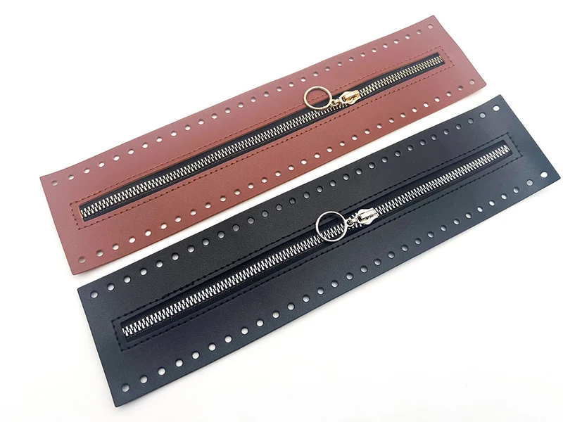 Chiusura zip per borse in ecopelle | 27 cm | cf 1 pz