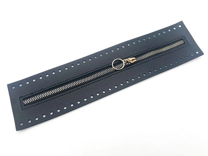 Chiusura zip per borse in ecopelle | 27 cm | cf 1 pz