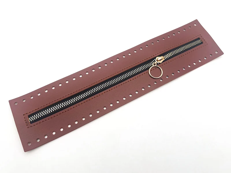 Chiusura zip per borse in ecopelle | 27 cm | cf 1 pz