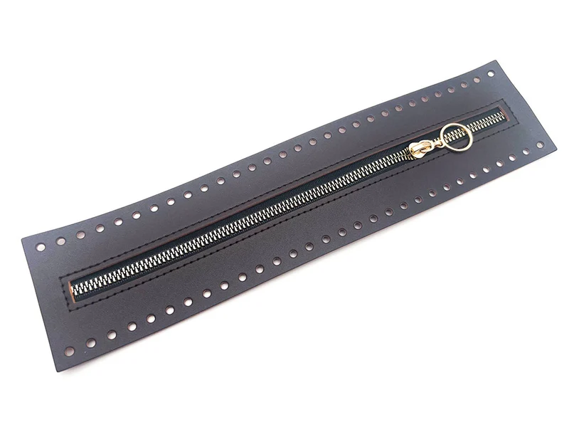 Chiusura zip per borse in ecopelle | 27 cm | cf 1 pz