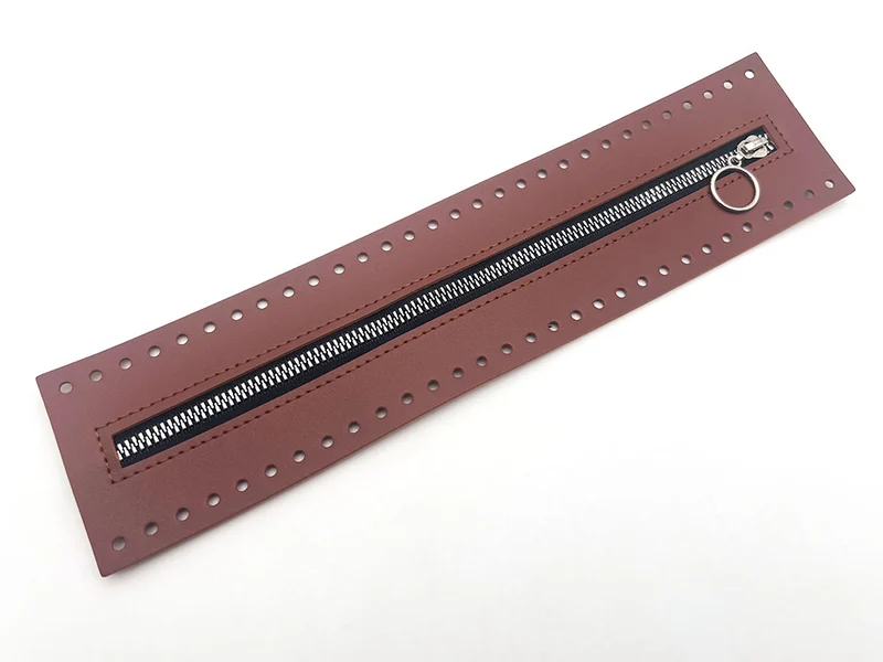 Chiusura zip per borse in ecopelle | 27 cm | cf 1 pz